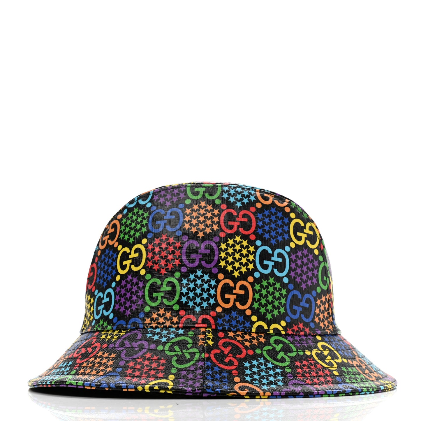 GG Supreme Monogram Psychedelic Fedora Hat S Multicolor