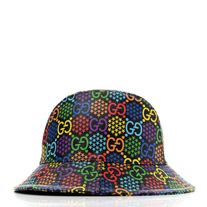 Gucci GG Supreme Monogram Psychedelic Fedora Hat S Multicolor 5 of 10
