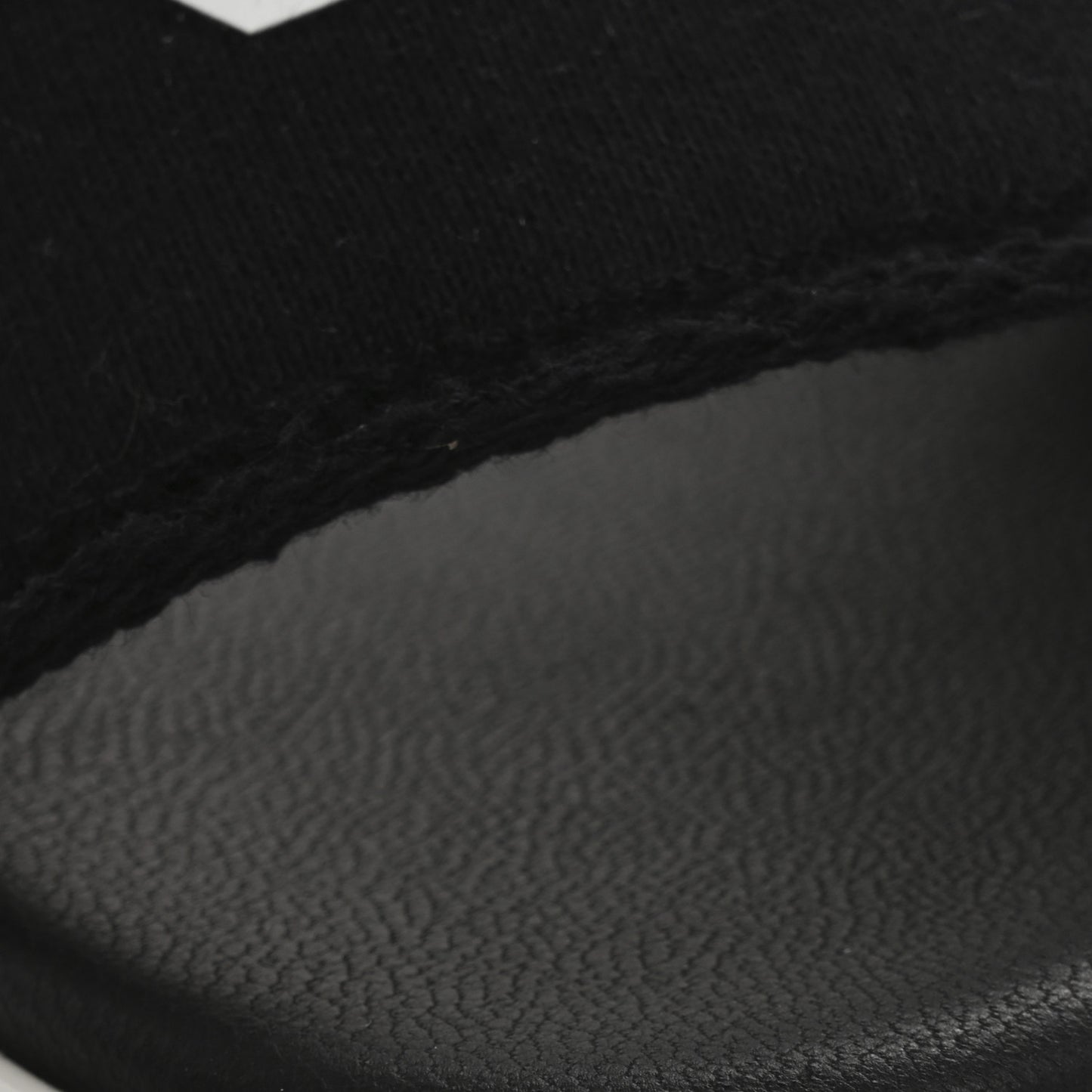 Cotton Logo Mule Sandals 39.5 Black White