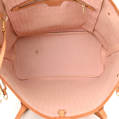 Louis Vuitton Damier Azur Neo Neverfull MM Rose Ballerine 6 of 15