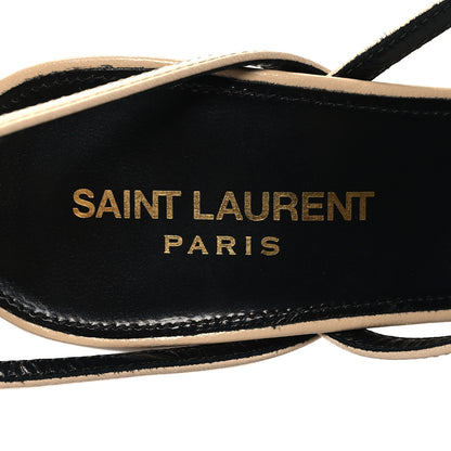 Saint Laurent Calfskin Nadja 105 Ankle Strap Sandals 38 Trench 7 of 8