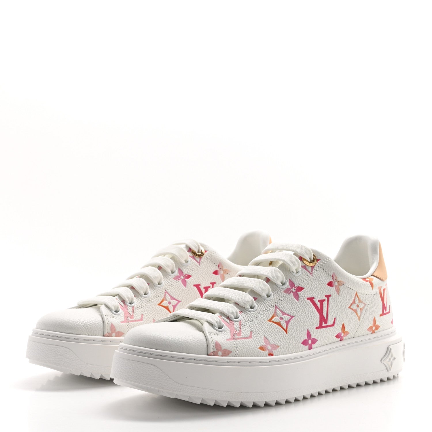 Louis Vuitton Monogram Time Out Sneakers 38 Quartz Pink 3 of 8
