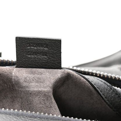 Gucci Pebbled Calfskin Carry On Duffle Grey 7 of 13