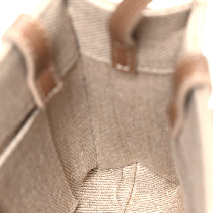 Chloe Linen Calfskin Mini Woody Ribbon Tote With Strap Blushy Beige 11 of 11