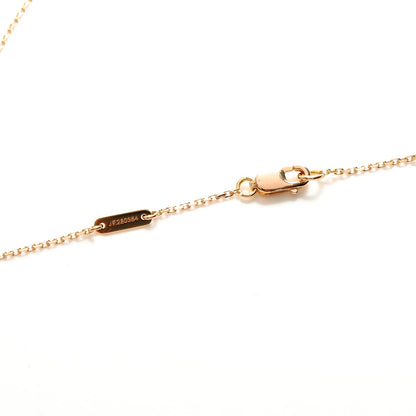 Van Cleef & Arpels 18K Rose Gold Carnelian Sweet Alhambra Pendant Necklace 4 of 6