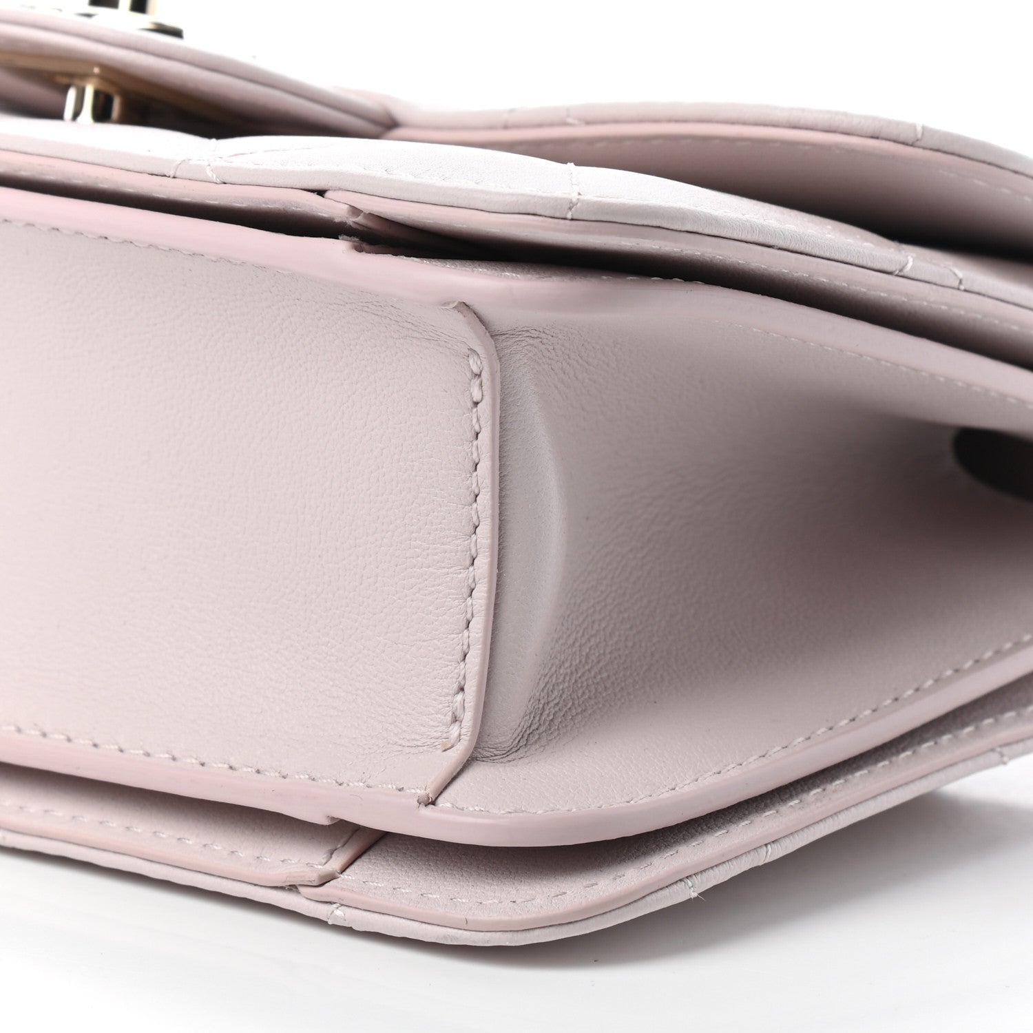 Chanel Calfskin Quilted Small Top Handle Flap Light Pink 8 of 8