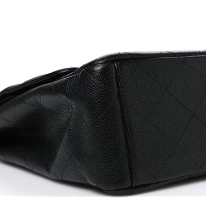 Chanel Caviar Quilted Maxi Double Flap Black 9 of 10
