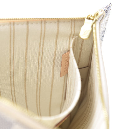 Louis Vuitton Damier Azur Neverfull MM GM Pochette 8 of 8