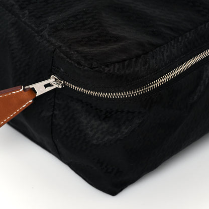 Hermes Technical Silk H en Bias Travelsilk Cube MM Black Fauve 10 of 13