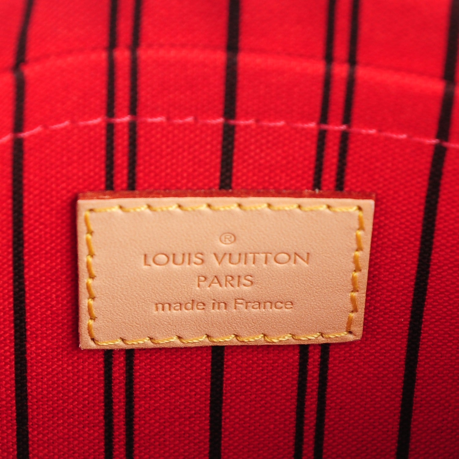 Louis Vuitton Monogram Neverfull MM GM Pochette Cherry 6 of 7