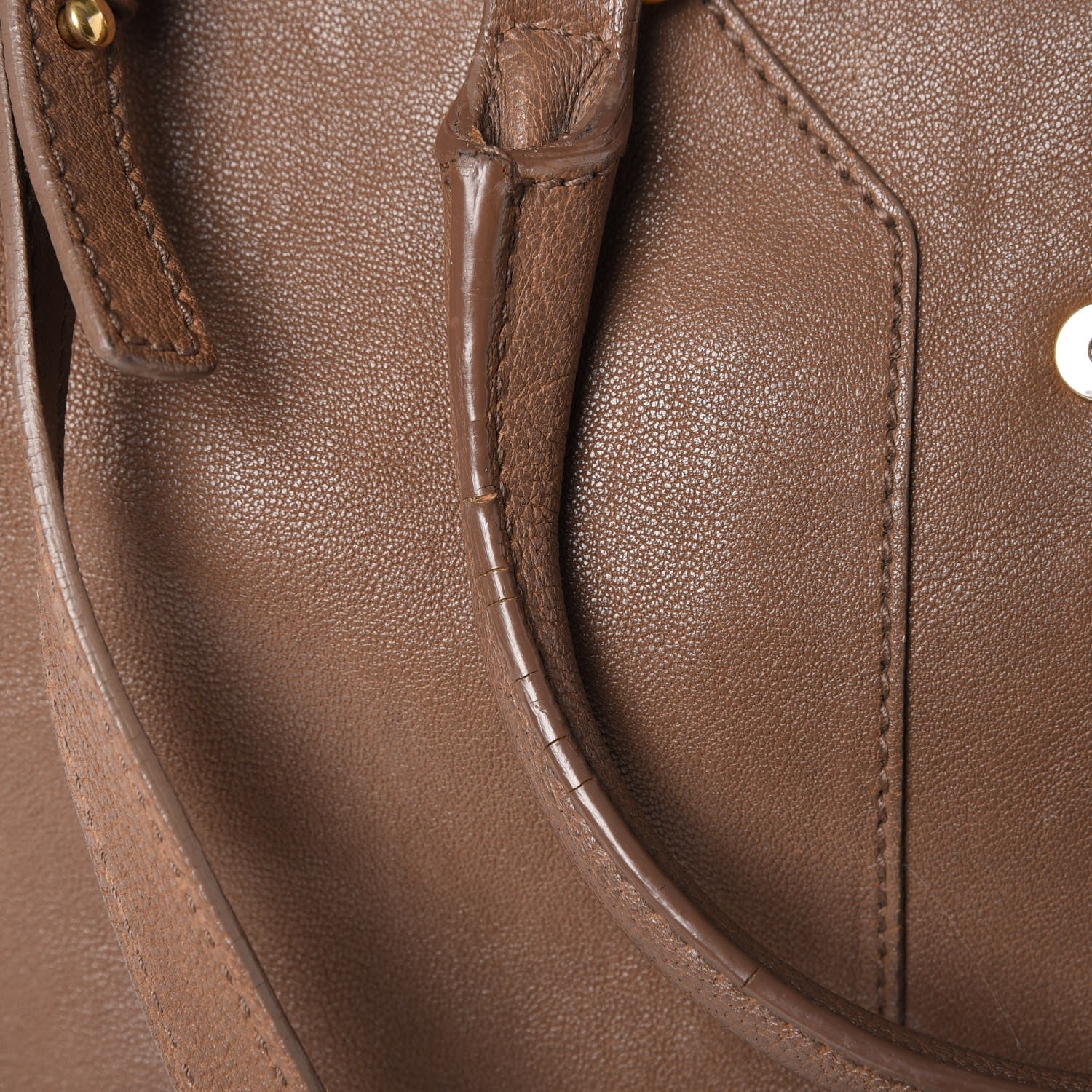 Saint Laurent Sheepskin Small Cabas ChYc Brown 10 of 17