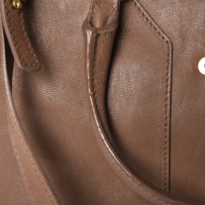 Saint Laurent Sheepskin Small Cabas ChYc Brown 10 of 17