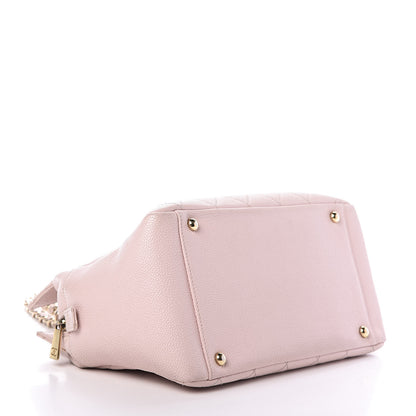 Chanel Caviar Quilted Petit Timeless Shopping Tote PTT Pink 4 of 13