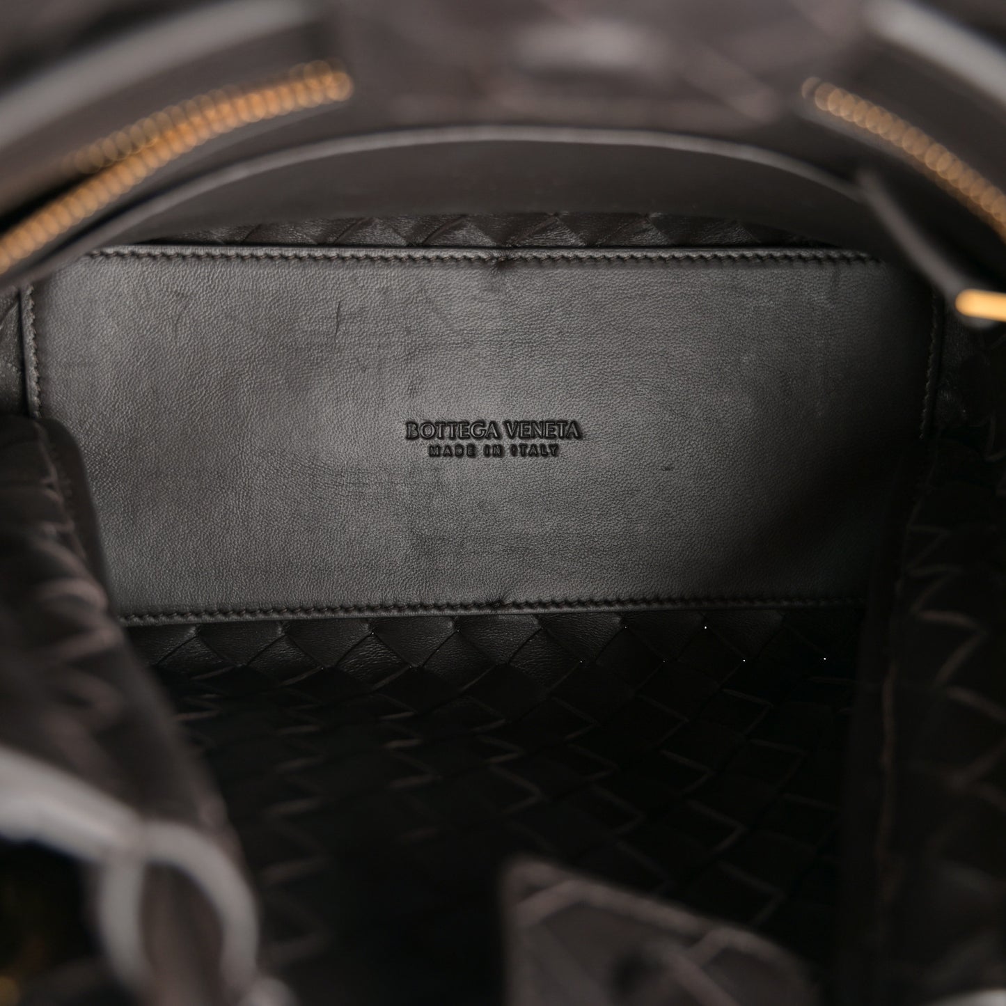 Nappa Intrecciato Small Andiamo Shoulder Bag Fondant