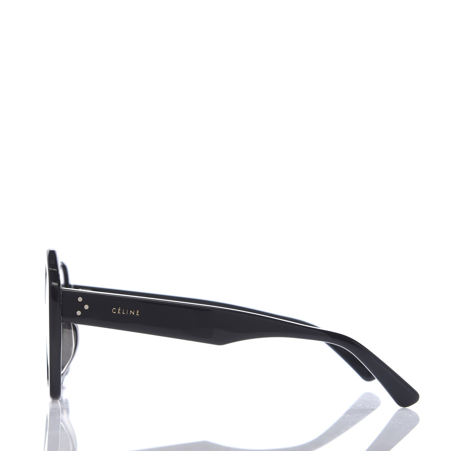 Celine Acetate Square Sunglasses CL40045F Black 3 of 6