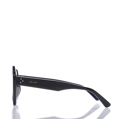 Celine Acetate Square Sunglasses CL40045F Black 3 of 6