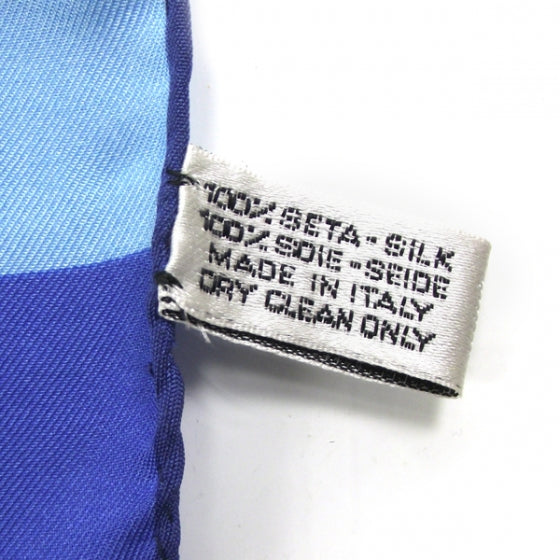 Silk Coco Scarf Blue