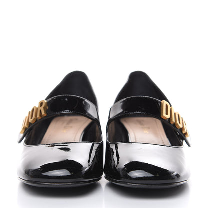 Christian Dior Patent Baby-D Ballet Pumps 39.5 Black 2 of 9