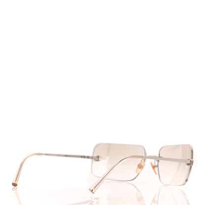 Chanel Crystal CC Logo Sunglasses 4017-D Silver 6 of 14