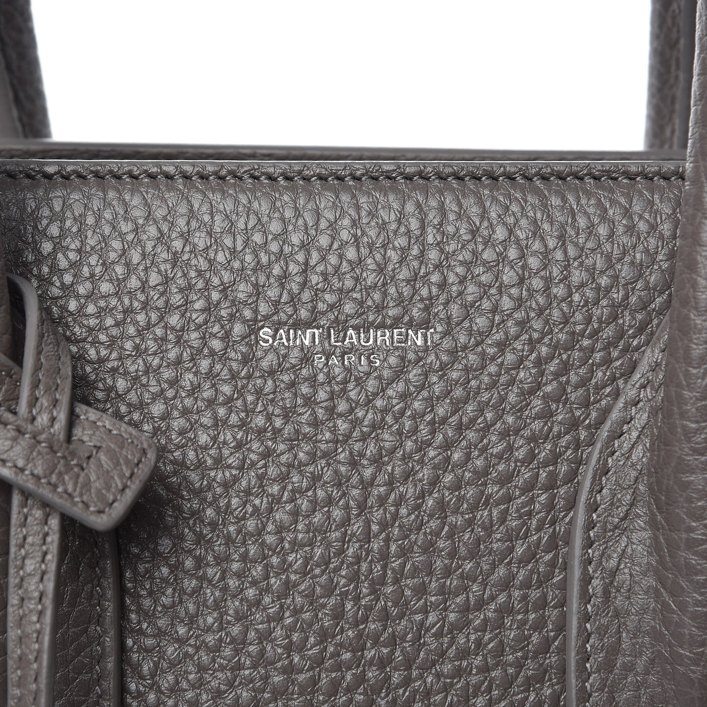 Grained Calfskin Small Sac De Jour Dark Anthracite
