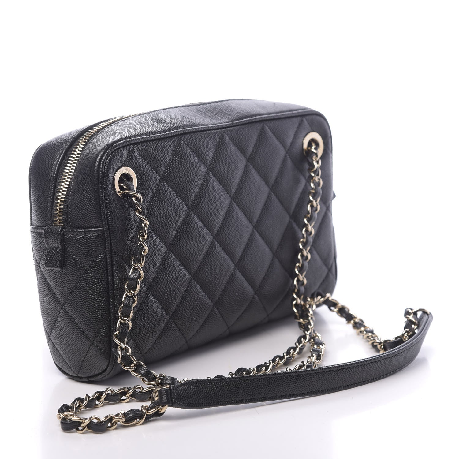 Chanel Caviar Quilted Small In & Out Camera Case Black 3 of 11