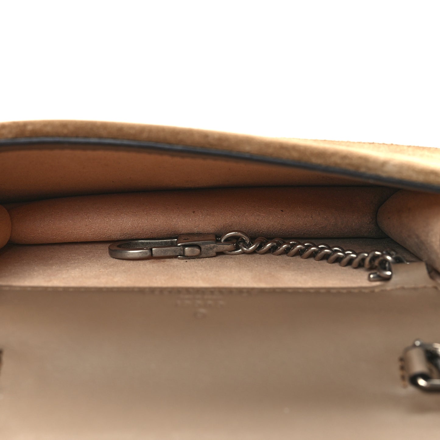 GG Supreme Monogram Super Mini Dionysus Shoulder Bag Taupe