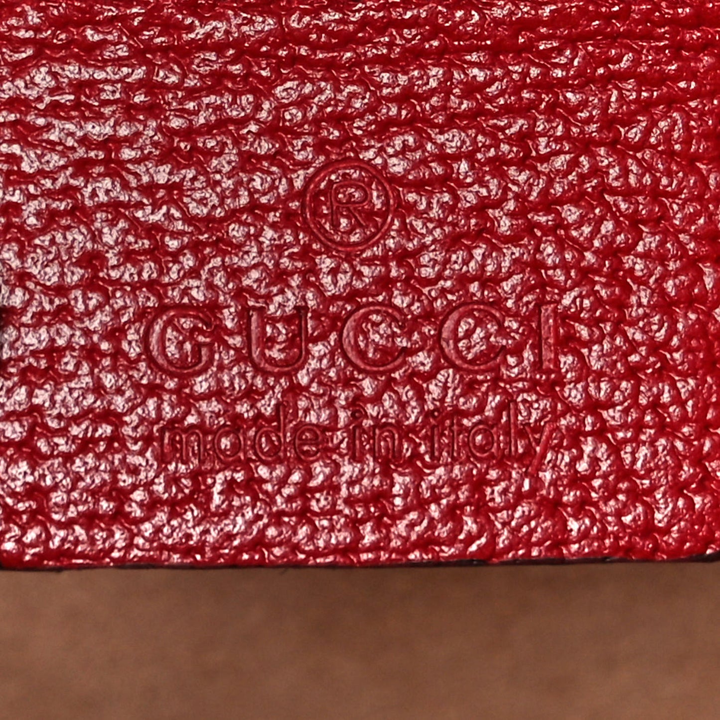 GG Supreme Monogram Small Queen Margaret Top Handle Bag Red