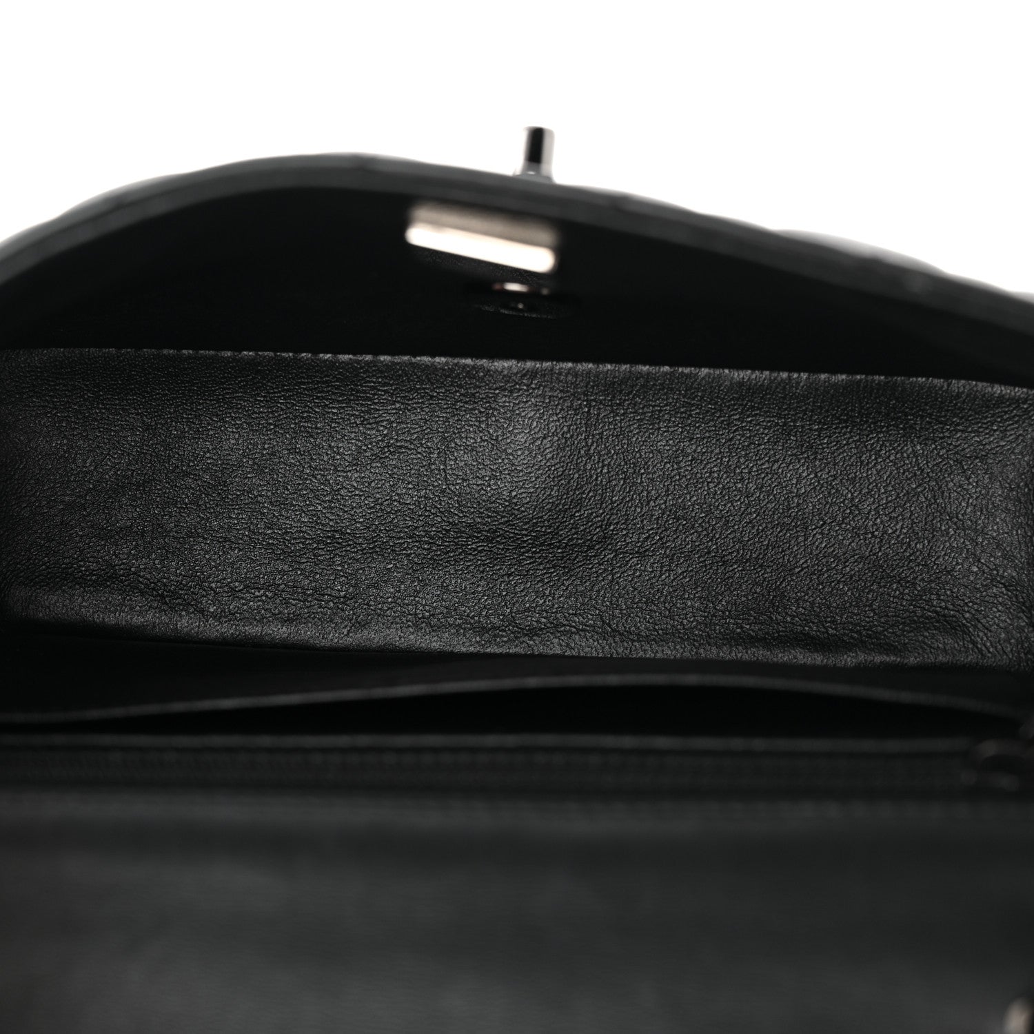 Chanel Lambskin Quilted Mini Rectangular Flap So Black 5 of 14