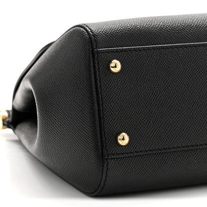 Dolce & Gabbana Dauphine Medium Miss Sicily Satchel Black 8 of 10