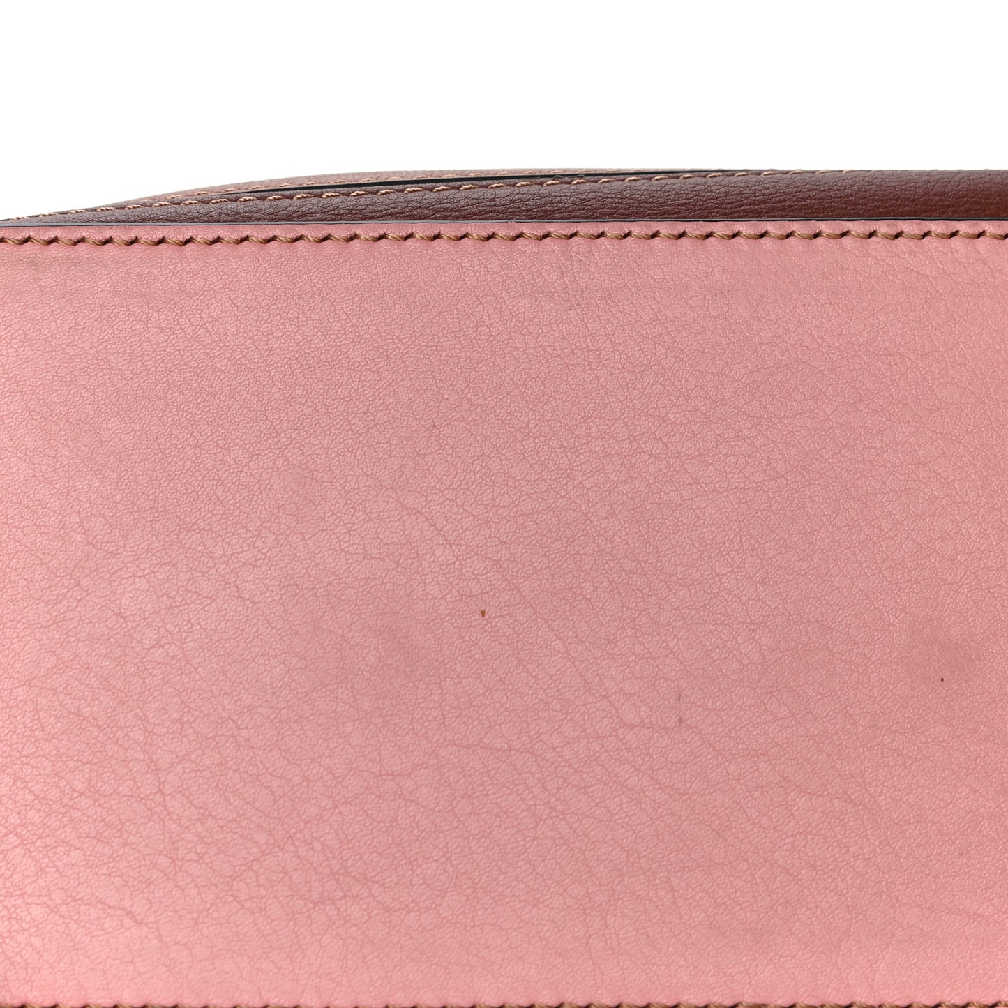 Calfskin Small Puzzle Bag Tan Medium Pink