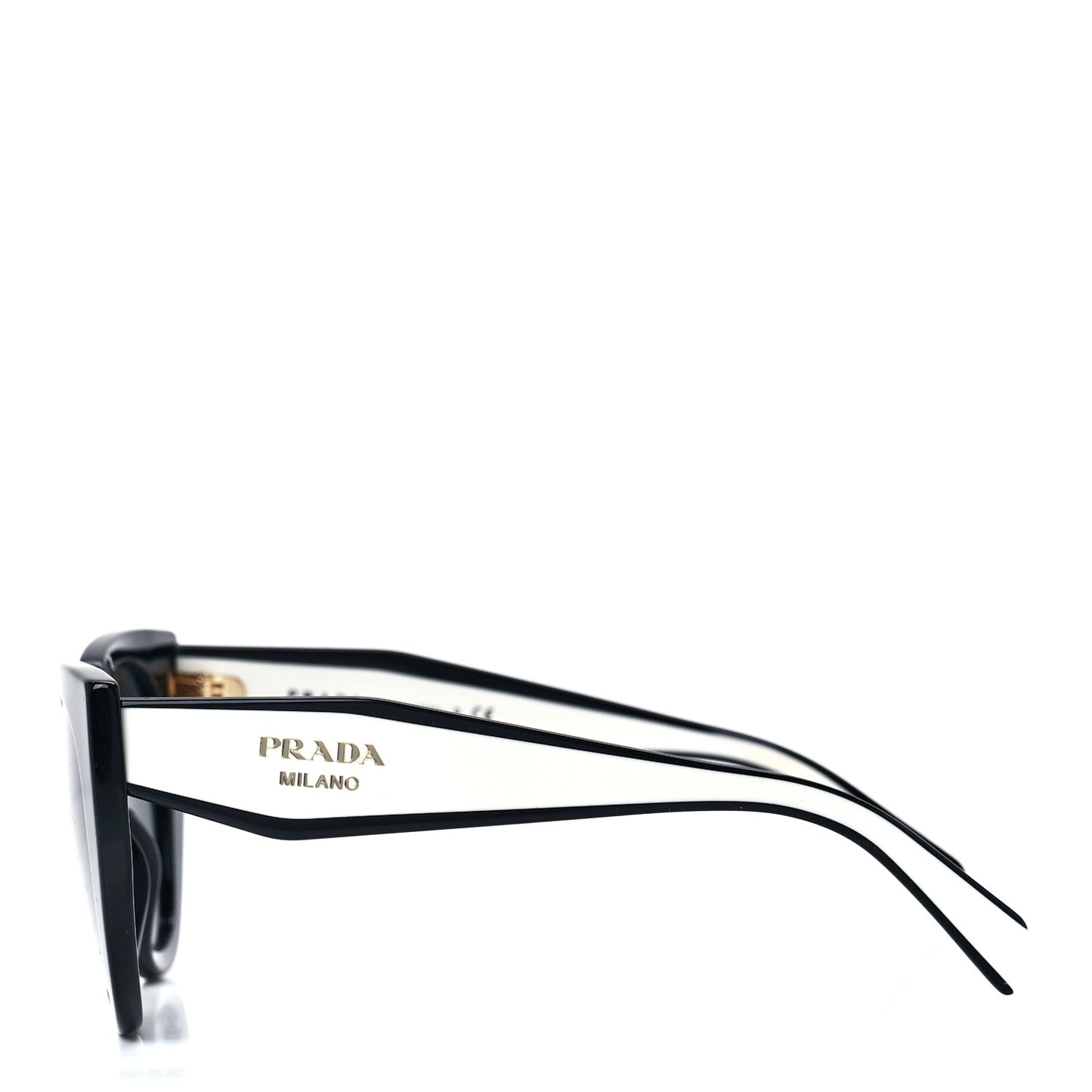 Acetate Sunglasses SPR 14W Black White