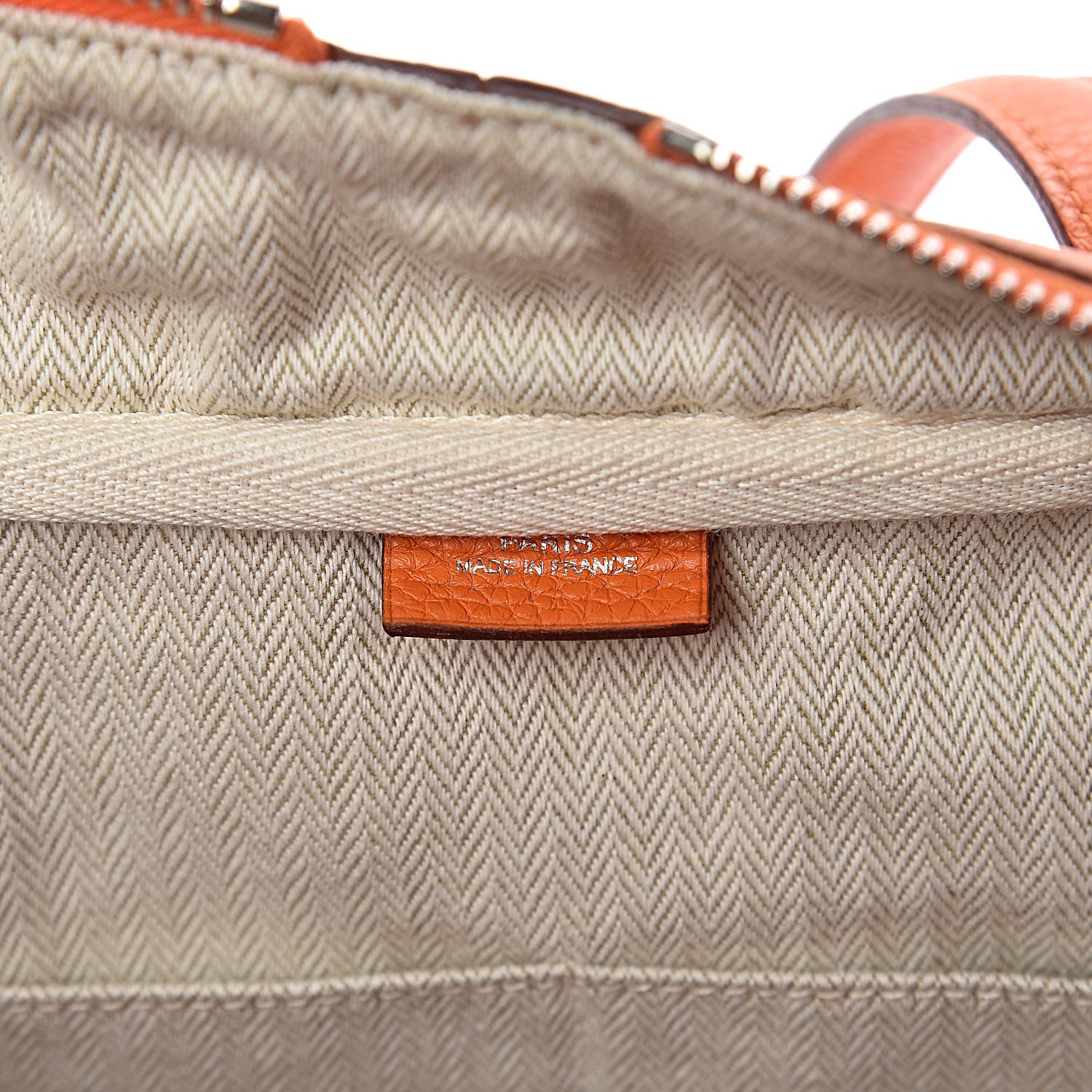 Hermes Taurillon Clemence Victoria II 35 Orange 6 of 13