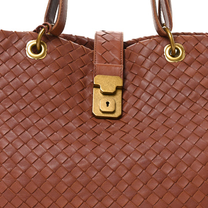 Bottega Veneta Nappa Intrecciato Large Capri Tote Tea 9 of 12