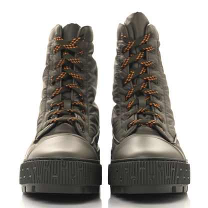 Hermes Calfskin Parachute Fresh Ankle Boots 39 Khaki 3 of 8