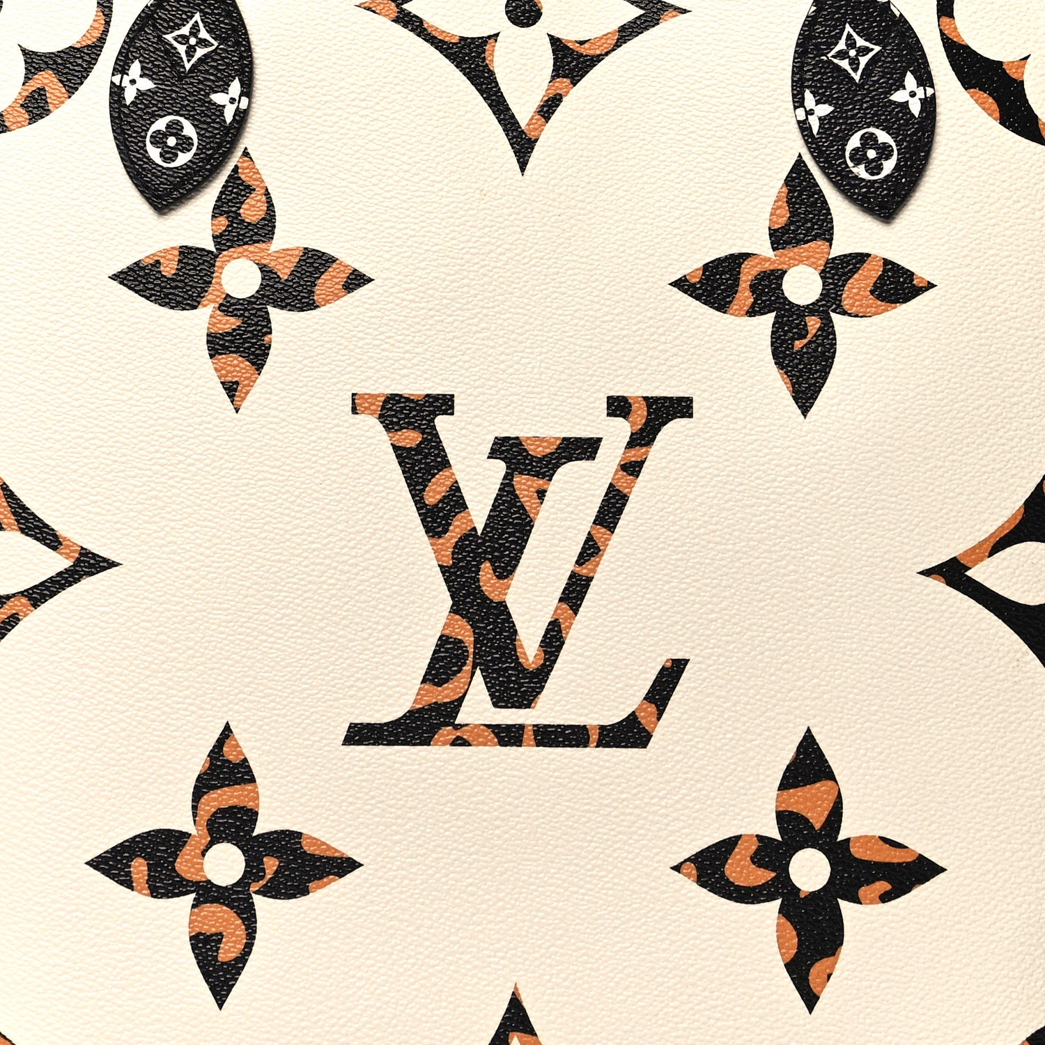 Louis Vuitton LOUIS VUITTON Monogram Giant Jungle Neverfull MM Ivory 10 of 13