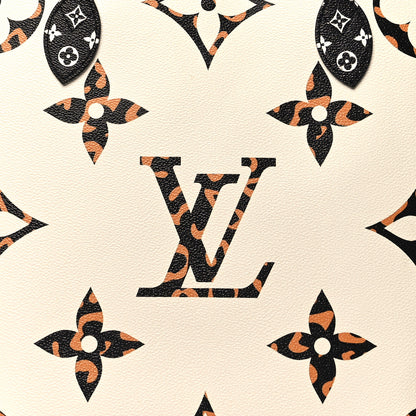 Louis Vuitton LOUIS VUITTON Monogram Giant Jungle Neverfull MM Ivory 10 of 13