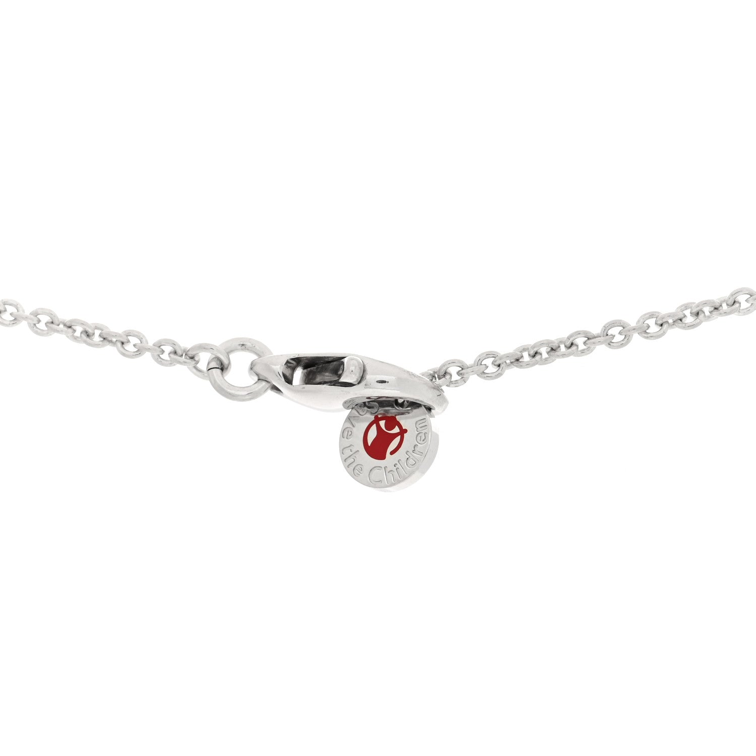 Bulgari Sterling Silver Save The Children Pendant Necklace 5 of 5