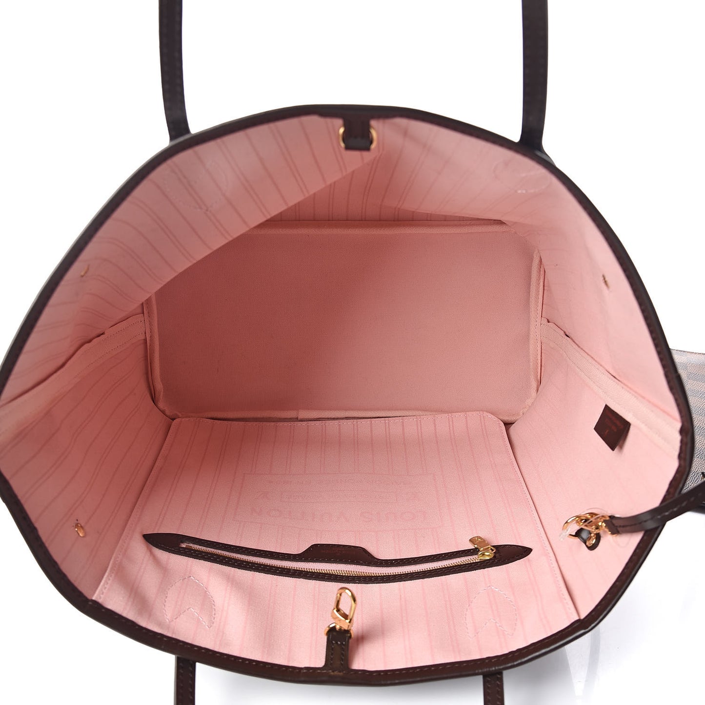 Damier Ebene Neo Neverfull MM Rose Ballerine