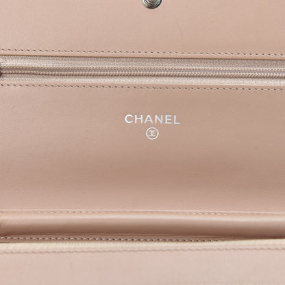 Chanel Caviar Timeless CC Wallet on Chain WOC Beige 7 of 12