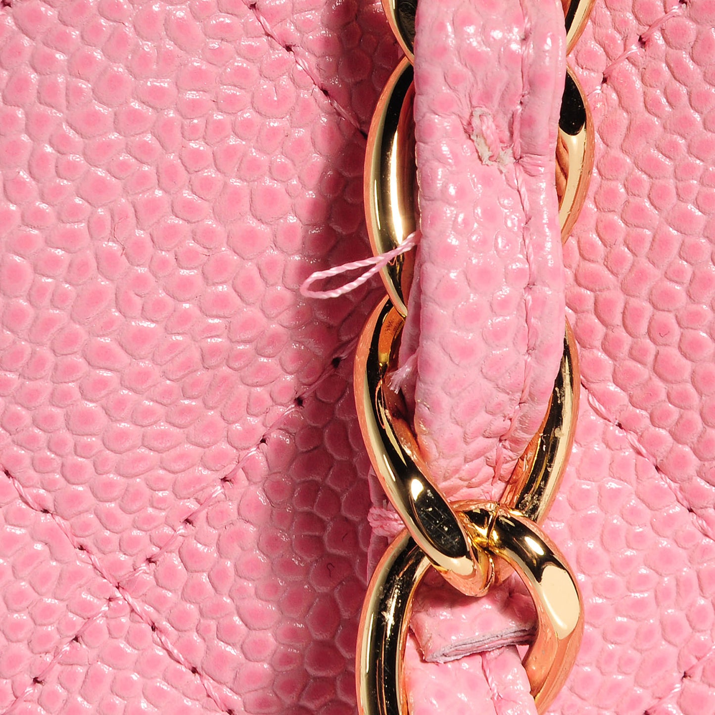 Caviar Petit Shopping Tote PST Pink