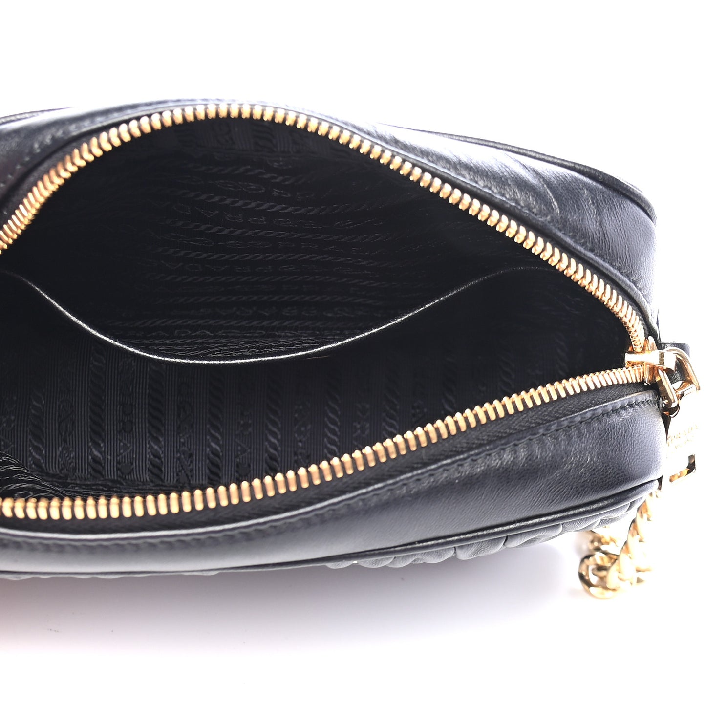Nappa Gaufre Camera Bag Black