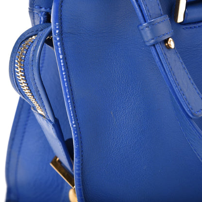Saint Laurent Calfskin Monogram Baby Cabas Blue Majorelle 12 of 21