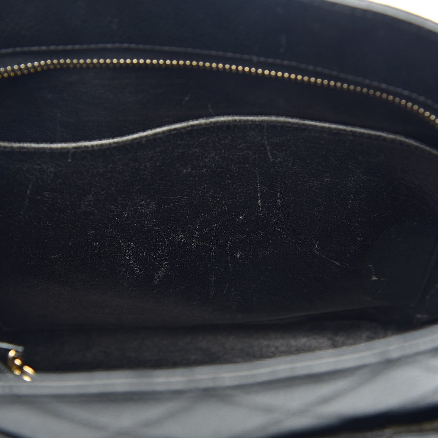 Caviar Quilted Medallion Tote Black