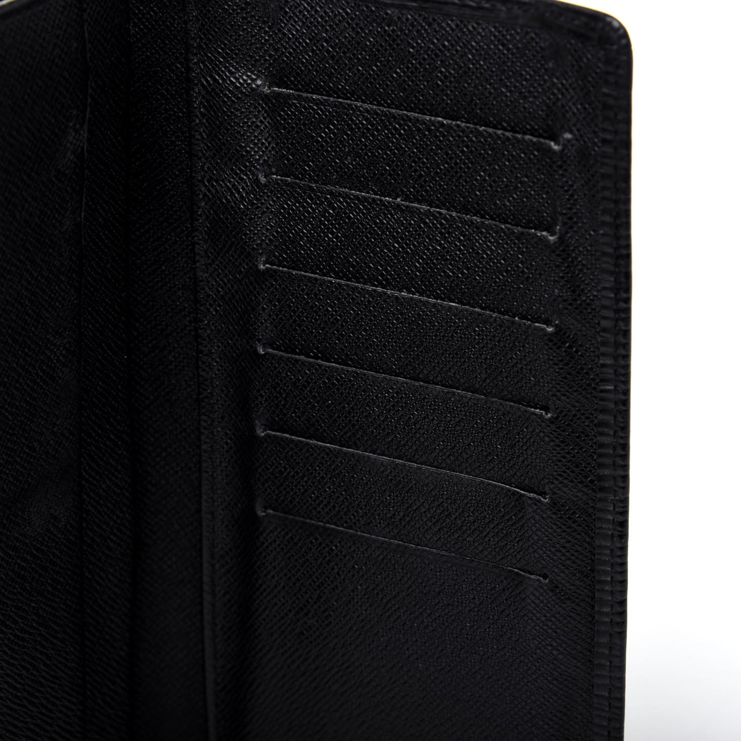 Epi Porte Valeurs Checkbook Wallet Black