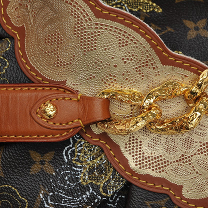 Louis Vuitton Monogram Dentelle Fersen Gold 7 of 7