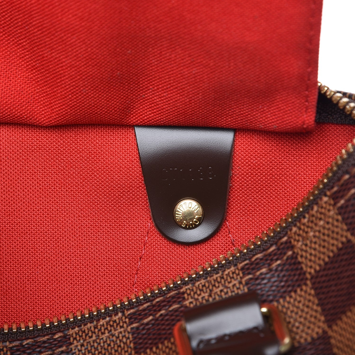Louis Vuitton Damier Ebene Speedy Bandouliere 25 7 of 9