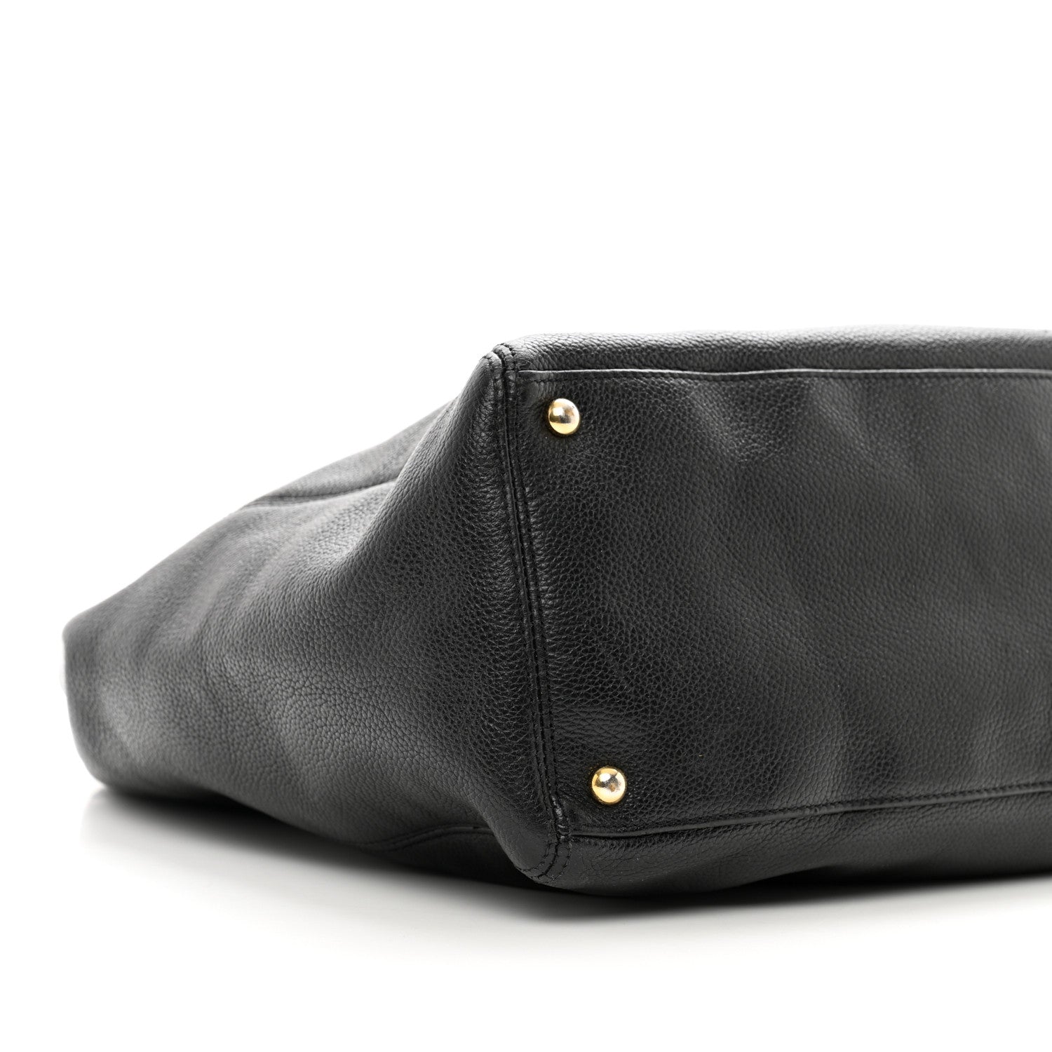 Chanel Calfskin Tall Cerf Tote Black 8 of 11