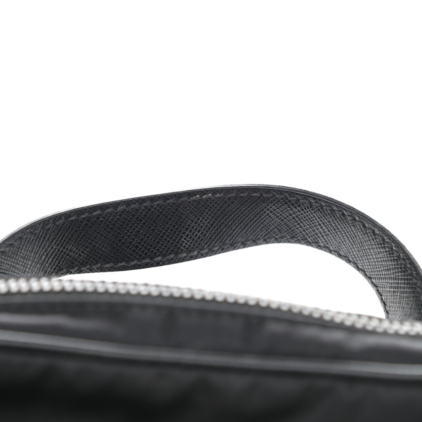 Tessuto Nylon Saffiano Sling Bag Black