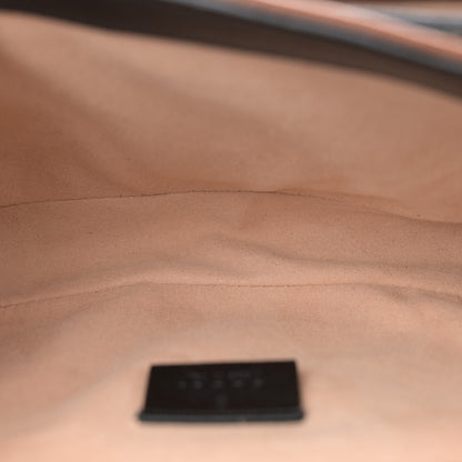 Gucci GG Supreme Monogram New Sakai Lux Calfskin Mini Padlock Flap Pocket Shoulder Bag Beige Ebony Black Cuir 5 of 14