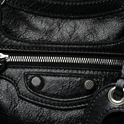 Balenciaga Agneau Arena Neo Cagole Handbag XS Black 7 of 9